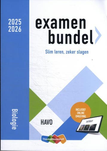 Examenbundel Biologie havo 20252026 9789006994155, Boeken, Verzenden, Zo goed als nieuw