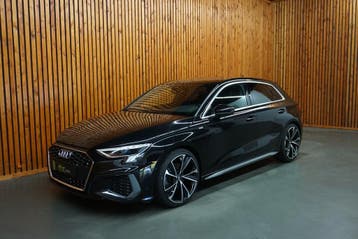 Audi A3 SPORTBACK 35 TFSI S-EDITION AUTOMAAT CLIMA NR. 094, Dealer onderhouden, Gebruikt, Met garantie (alle), Leder en Stof