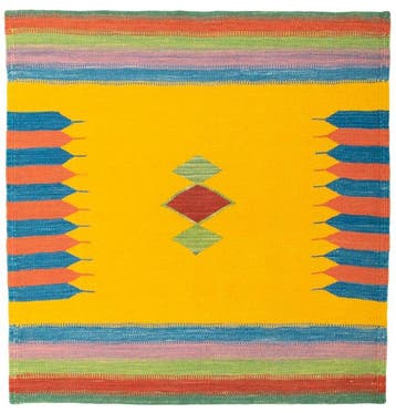 Handgeweven Designer Kelim - Modern - Nieuw - Kelim - 101 cm, Nieuw