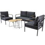 Showroommodel Florina stoel bank loungeset 5 delig aluminum, Ophalen of Verzenden, Nieuw