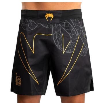 Venum Serpenti Fightshorts Zwart Zilver Goud - MMA & Kickbok, Ophalen of Verzenden, Nieuw