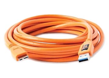 Tether Tools TetherPro USB 3.0 - Micro-B (4,6m oranje), Ophalen of Verzenden, Nieuw