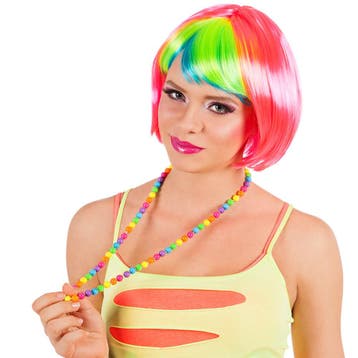 Kralenketting Rave Multikleur, Ophalen of Verzenden, Nieuw