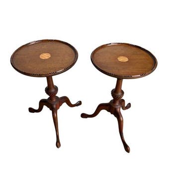 Set bijzettafels (2) - Whiskey table - Mahonie - Paar