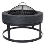 Vuurschaal | Gardalux | ø 50.5 x 37 cm (Grill, Zwart), Verzenden, Nieuw