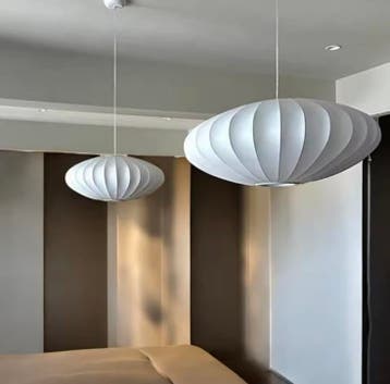 Moderne Zijden Hanglamp – Creatieve Plafondlamp Woonkamer, Verzenden, Nieuw