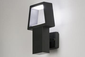 Rietveld Wandlampen - Zwart, Antraciet Donkergrijs - Metaal, Verzenden, Nieuw