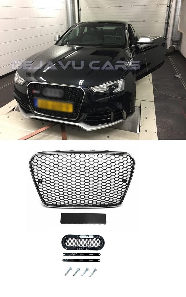 RS5 Look Front Grill voor Audi A5 B8 / S line / S5, Auto diversen, Tuning en Styling, Ophalen of Verzenden