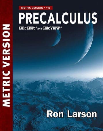9781473788176 Precalculus Metric Version | Tweedehands, Verzenden, Zo goed als nieuw, Ron Larson