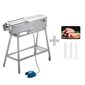 GGM Gastro | Automatische worstenvuller - horizontaal - 30l, Verzenden, Nieuw in verpakking, RVS Meubilair