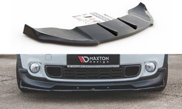 Voorspoiler Mini Countryman R60 Maxton Design glans zwart, Ophalen of Verzenden, Nieuw