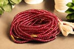 Waist Beads / Afrikaanse Heupketting -  Ike - Rood / goud (T, Ophalen of Verzenden, Nieuw