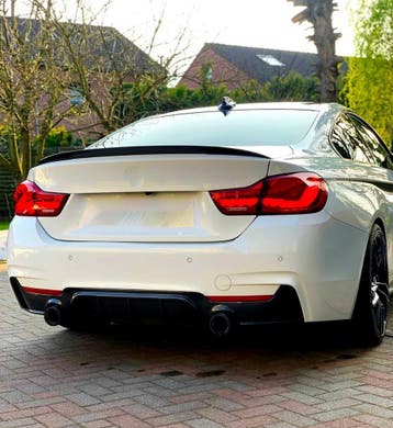 Spoiler voor BMW 4 Serie F32 2013-2020 | glans zwart