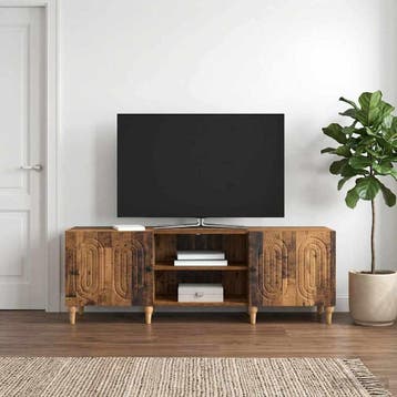 vidaXL TV-kast 150 x 31 x 50 cm Oud hout Bewerkt hout, Minder dan 50 cm, Verzenden, Nieuw, Minder dan 100 cm