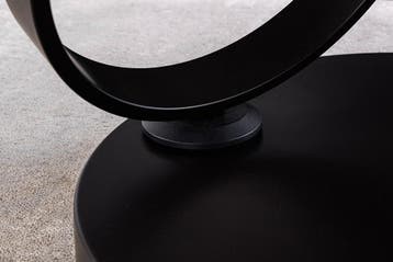 Design salontafel DANCING RINGS wit ronde draaibaar marmer, Huis en Inrichting, Ophalen of Verzenden, Nieuw