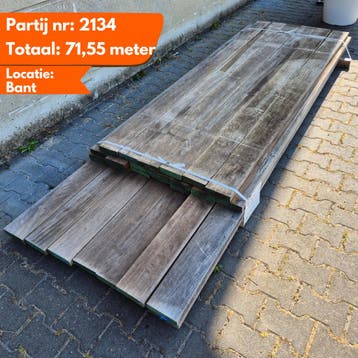 Partij thermo Frake Balken 2450-3050x140x36mm, Ophalen of Verzenden, Nieuw