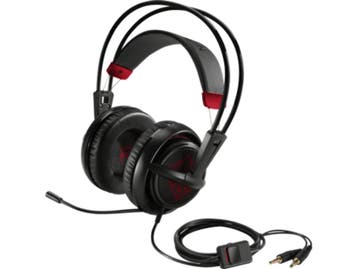 HP OMEN Headset SteelSeries - Gaming Headset - Draad - Rood, Computers en Software, Verzenden, Zo goed als nieuw, HP