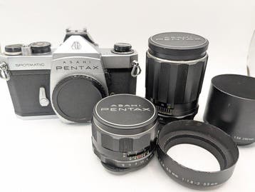Pentax, Asahi Spotmatic SP + Super-Takumar 1,8/55mm +, Nieuw