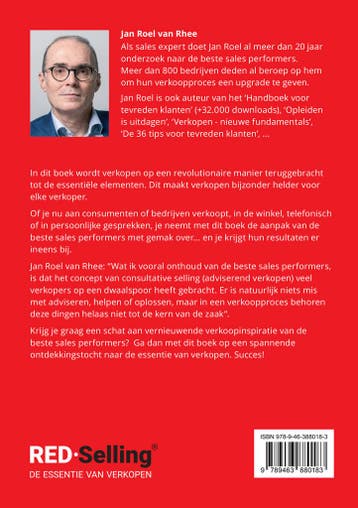 RED-selling 9789463880183 Jan Roel Van Rhee, Verzenden, Gelezen, Jan Roel Van Rhee