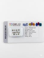 11 pcs Diamant (Natuurlijk gekleurd) - 1.05 ct - Rond Grijs, Sieraden, Tassen en Uiterlijk, Edelstenen, Nieuw