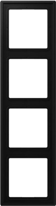 Jung LS990 afdekraam 4-voudig grafietzwart mat LS984SWM, Doe-het-zelf en Verbouw, Elektra en Kabels, Nieuw, Stopcontact