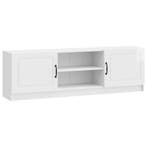 vidaXL TV-kast Hoogglans Wit 150 x 31 x 47 cm Bewerkt hout, Minder dan 50 cm, Verzenden, Nieuw, Minder dan 100 cm