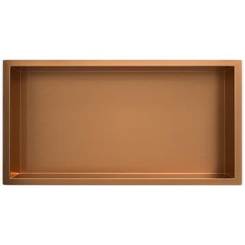 Wiesbaden Demis Inbouwnis - 30x60x7cm - Geborsteld Brons, Ophalen of Verzenden, Nieuw, Rvs