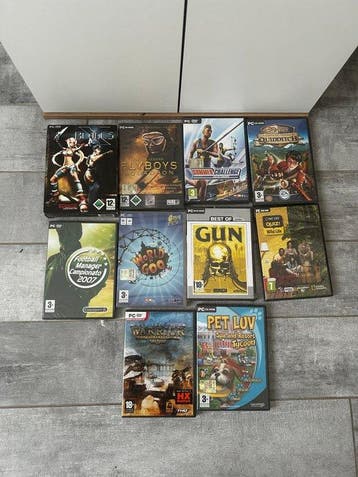 pc - PC - Lotto importante di 10 Videogiochi per PC - Tutti, Nieuw