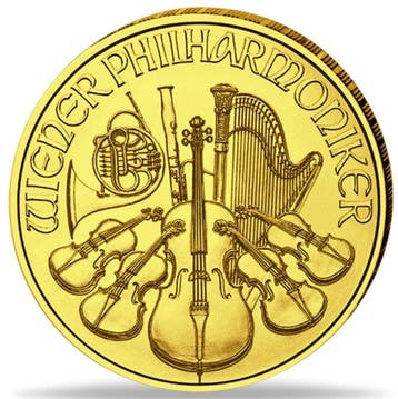 1/10 oz - Goud .999 - 2026 Wiener Philharmoniker Goldmünze -