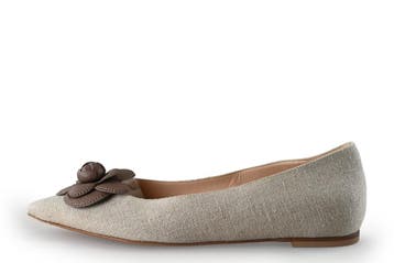 Roberto Festa Ballerinas in maat 37 Beige, Verzenden, Beige, Ballerina's, Zo goed als nieuw