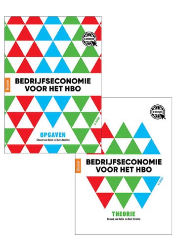 Bedrijfseconomie voor het hbo, theorie- en opgavenboek, Verzenden, Zo goed als nieuw, Arco Verolme
