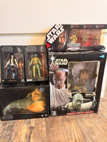 Beeldje - Lot rare figurines Star Wars (5) - Plastic, Nieuw