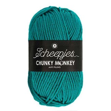 Scheepjes Chunky Monkey 100g - 2015 Ocean - Blauw, Verzenden, Nieuw