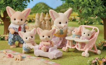 Sylvanian Families 5696 Familie woestijn vos- 4, Ophalen of Verzenden, Zo goed als nieuw