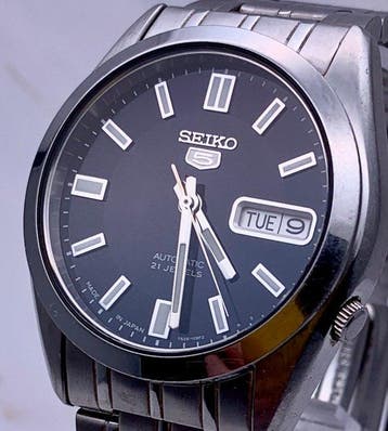 Seiko - Seiko 5 - Zonder minimumprijs - Automatic Black