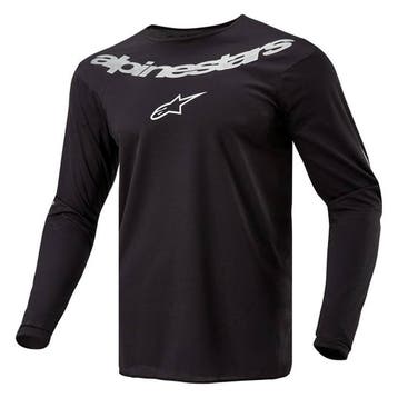 Alpinestars Fluid Graphite Jersey Zwart Zilver, Motoren, Kleding | Motorkleding, Nieuw met kaartje, Overige typen, Alpinestars