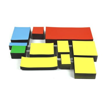 Magnetische Etiketten - Geel - Ferric oxide - Binnen - ME122, Verzenden