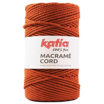 Katia Macramé Cord - 110 roestoranje - Katoen Garen, Ophalen of Verzenden, Nieuw