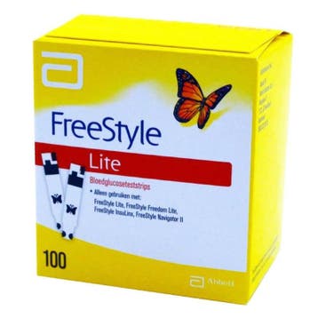 FreeStyle Lite Teststrips - 100 stuks, Diversen, Verpleegmiddelen, Verzenden, Nieuw