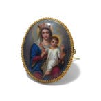 Broche - 18 karaat Geel goud - Antieke 18-karaats gouden