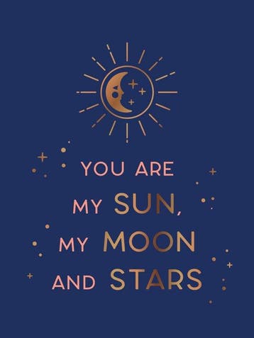 You Are My Sun, My Moon and Stars - Summersdale Publishers, Verzenden, Zo goed als nieuw, Summersdale Publishers