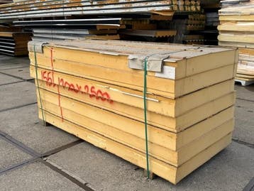 B-keus PIR renovatieplaten 155 mm | 1200 x 2500 mm | 7 stuks, Dakisolatie, 12 cm of meer, Zo goed als nieuw, Hardschuim (Pir)