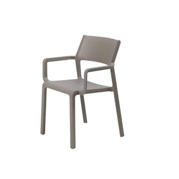 Nardi Trill dining Tortora - Diningstoel 58x53x82cm (LxBxH), Nieuw