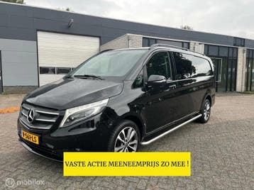 Zakelijke lease - Mercedes-Benz Vito 119 CDI Extra Lang DC, Automaat, Stof, Zwart, Lease