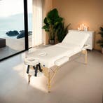 Massagetafel-set 3 zones met 10cm matras, rolkussens en hout, Verzenden, Nieuw