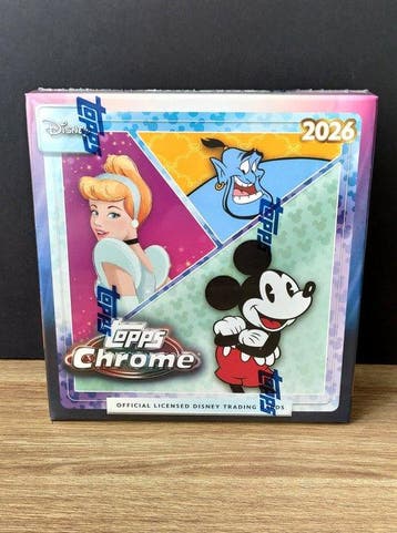 Topps Chrome Disney Mega Box - 1 Sealed box, Nieuw