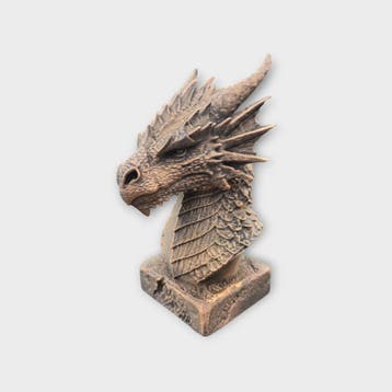 Bust of a ice Dragon Bust statue - handpainted home decor do, Verzamelen, Beelden en Beeldjes, Verzenden, Nieuw