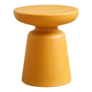 Bijzettafel Posio ronde salontafel 40 cm geel [en.casa], Huis en Inrichting, Tafels | Bijzettafels, Verzenden, Nieuw