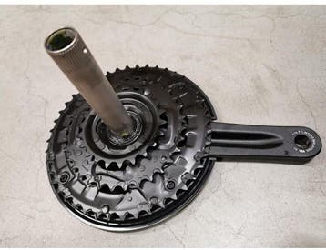 3 x 9-speed Shimano FC-MT210-3 crankstel met 175 mm crank, Ophalen of Verzenden, Nieuw, Shimano
