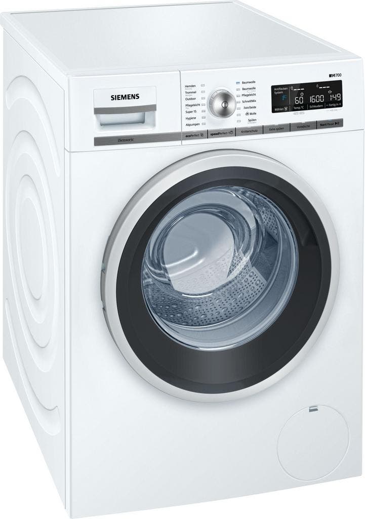 Siemens WM16W541 - Wasmachine - 8 kg - 1600 tpm - iQdrive, Witgoed en Apparatuur, Wasmachines, Zo goed als nieuw, Voorlader, 85 tot 90 cm